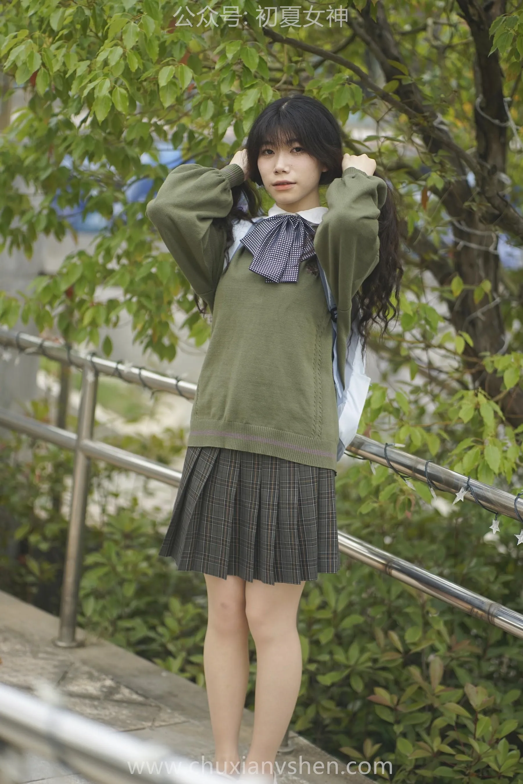 初夏女神 NO.064 欢欢 新晋学妹-学妹的一天 [164P]插图5